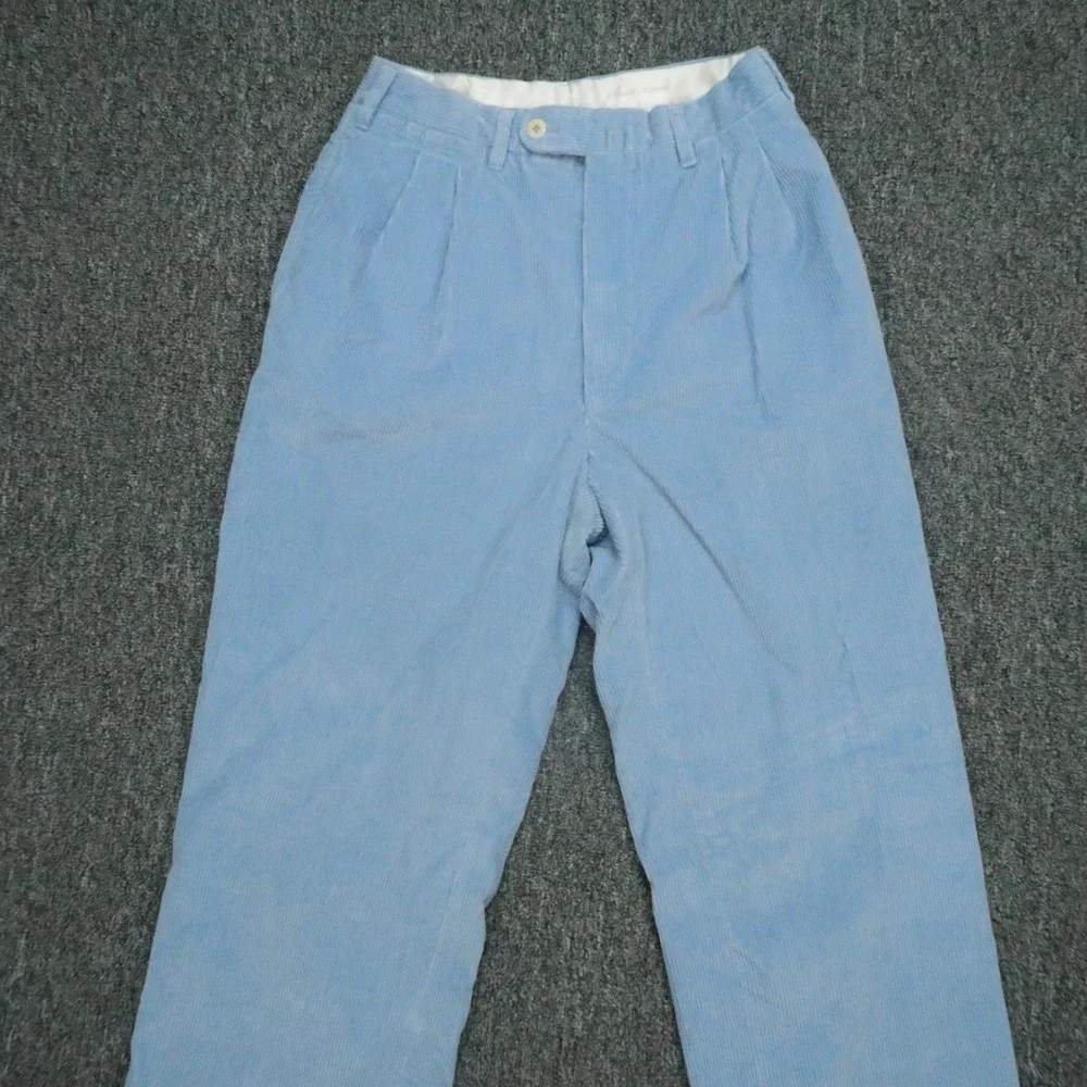 Frank‎ Namani Pants Mens 25x32 Blue Cashmere Blend Corduroy